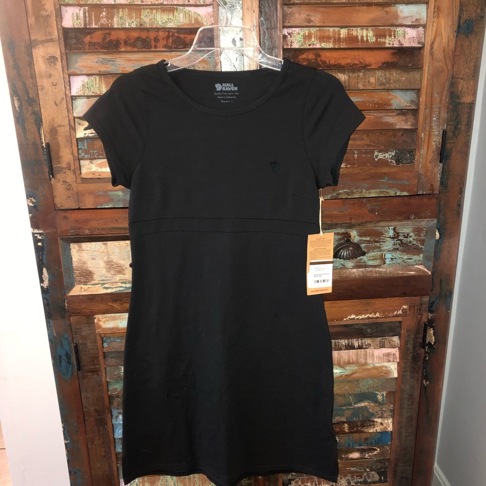 NWT Fjallraven High Coast Dress Black Small - Picture 2 of 3